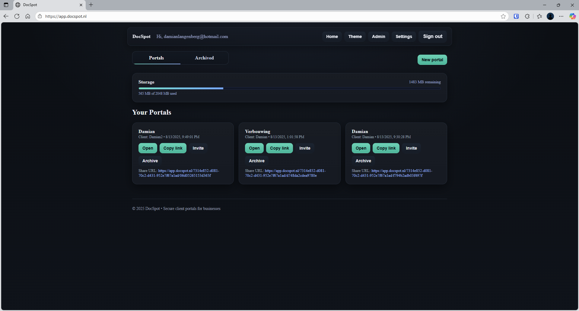 App screenshot